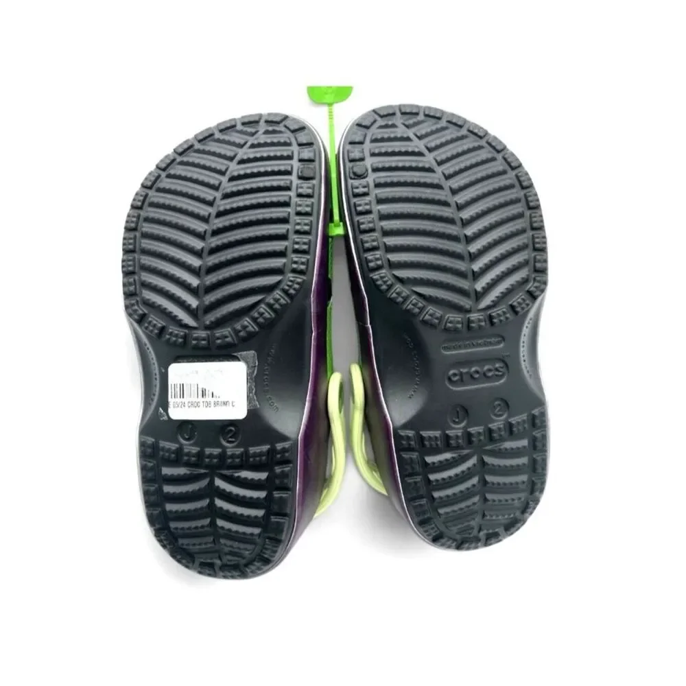 Crocs Encanto Bruno Classic Clog Kids J2 Disney Green Slip On Shoes Jibbitz New